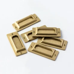 TRAVELER'S Company Brass Label Plates – Set of 6