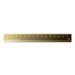 TRAVELER'S Company Brass Ruler – 15cm Solid Brass