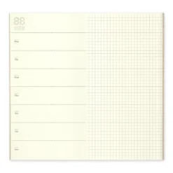 TRAVELER'S Company Notebook Refill 019 [Free Diary (Weekly) + Notes]