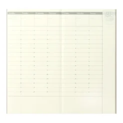 TRAVELER'S Company Notebook Refill 018 [Weekly Vertical Free Diary]