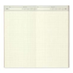 TRAVELER'S Company Notebook Refill 005 [Free Diary Daily]