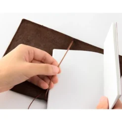 TRAVELER'S Company Passport Notebook - Brown