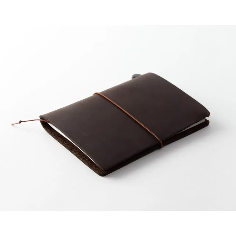 TRAVELER'S Company Passport Notebook - Brown