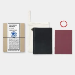 TRAVELER'S Company Passport Notebook [Black]
