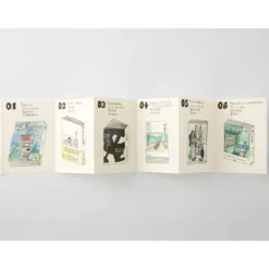 TRAVELER'S Company Passport Notebook Refill 018 [Accordion Fold Paper]