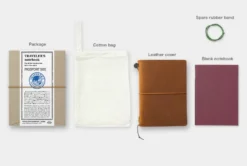 TRAVELER'S Company Passport Notebook - Camel