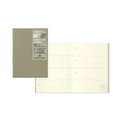 TRAVELER'S Company Passport Notebook Refill 007 [Weekly Free Diary]