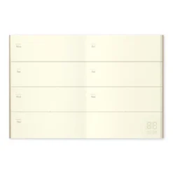TRAVELER'S Company Passport Notebook Refill 007 [Weekly Free Diary]