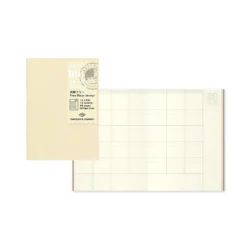 TRAVELER'S Company Passport Notebook Refill 006 [Monthly Free Diary]