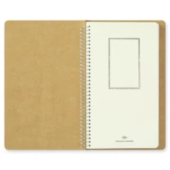 TRAVELER'S Company Spiral Ring Notebook A5 Slim [MD White]