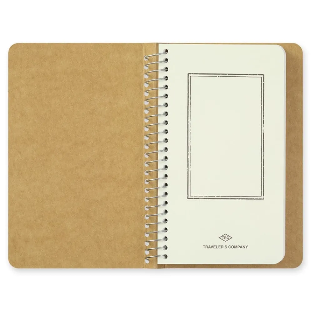 Traveler's Company Spiral Ring Notebook A6 Slim - MD White