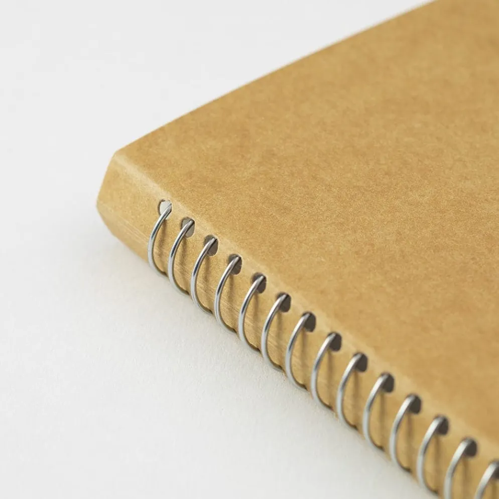 Traveler's Company Spiral Ring Notebook A6 Slim - MD White