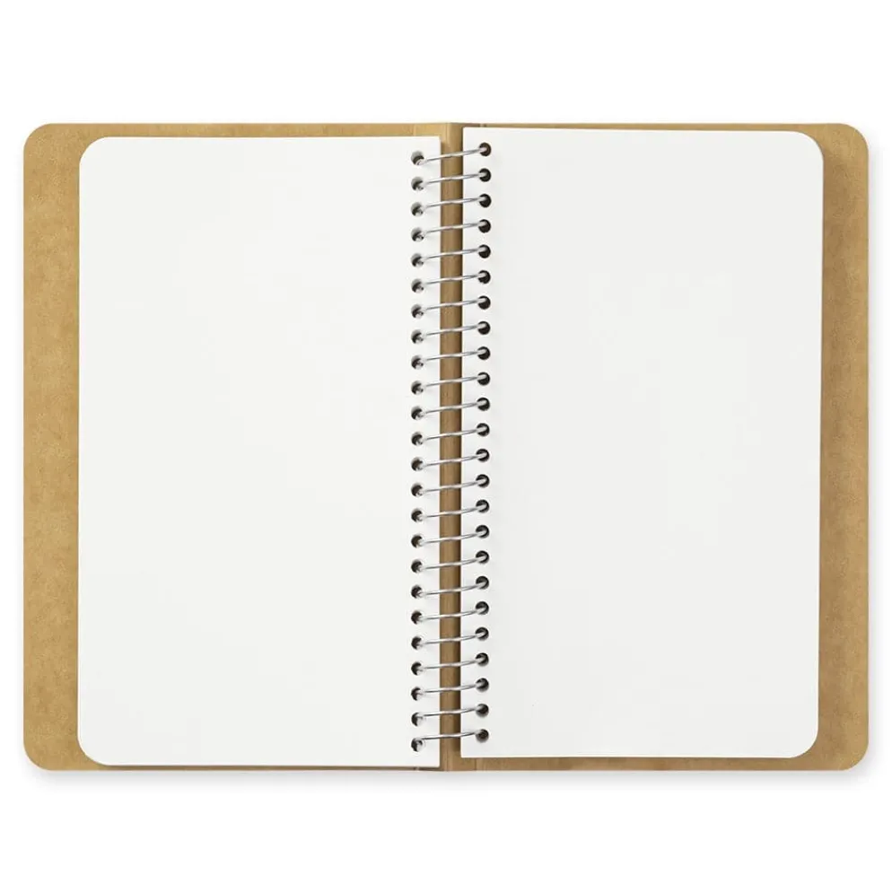 Traveler's Company Spiral Ring Notebook A6 Slim - MD White