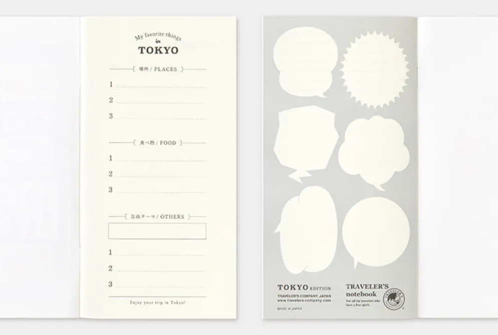 TRAVELER'S Limited Edition Tokyo Notebook Refill - Postcard