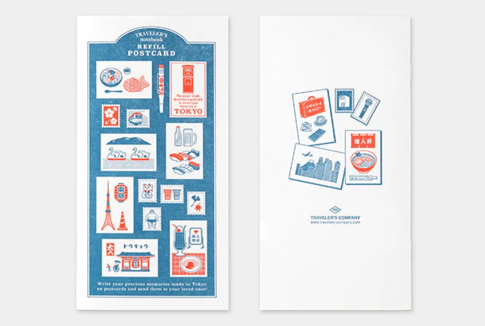 TRAVELER'S Limited Edition Tokyo Notebook Refill - Postcard