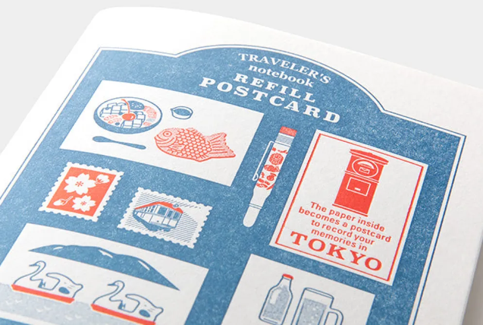 TRAVELER'S Limited Edition Tokyo Notebook Refill - Postcard