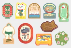 TRAVELER'S Limited Edition Tokyo Notebook Sticker Set