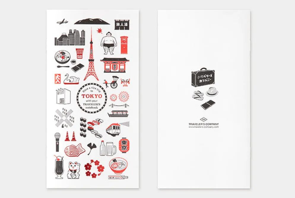 TRAVELER'S Limited Edition Tokyo Notebook Refill - Blank