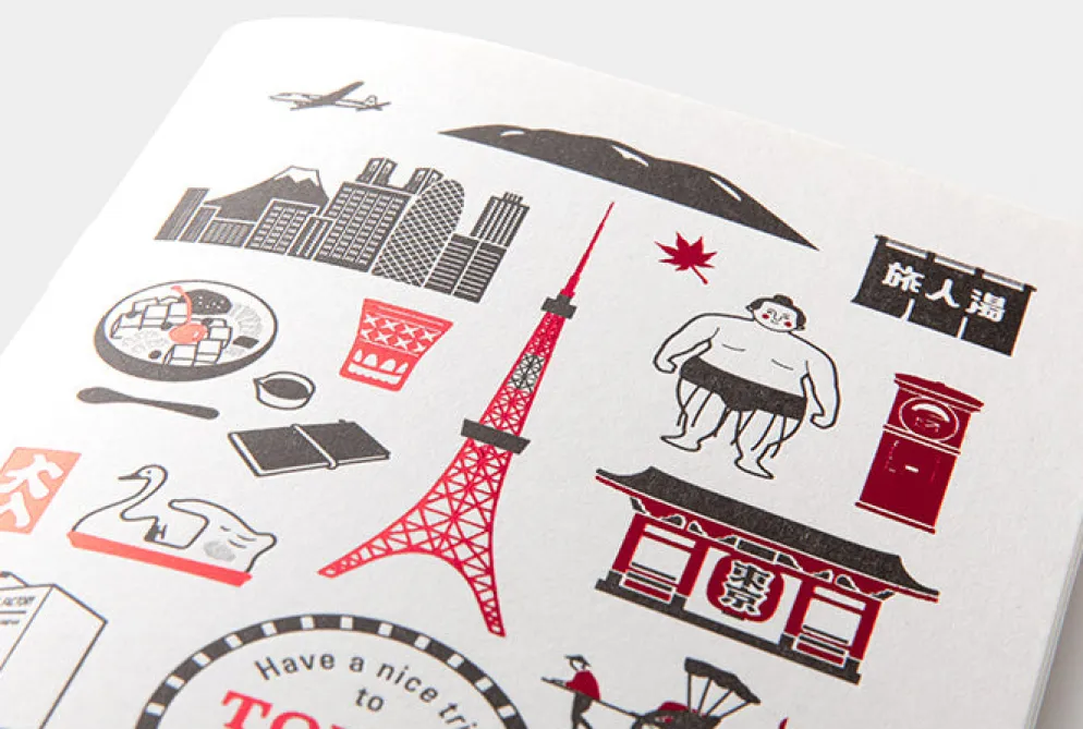 TRAVELER'S Limited Edition Tokyo Notebook Refill - Blank