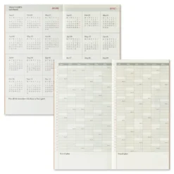 Traveler's Notebook 2026 Monthly Diary Refill – Regular Size