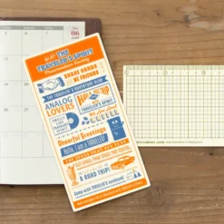 Traveler's Notebook Plastic Sheet 2026 Edition - Regular Size