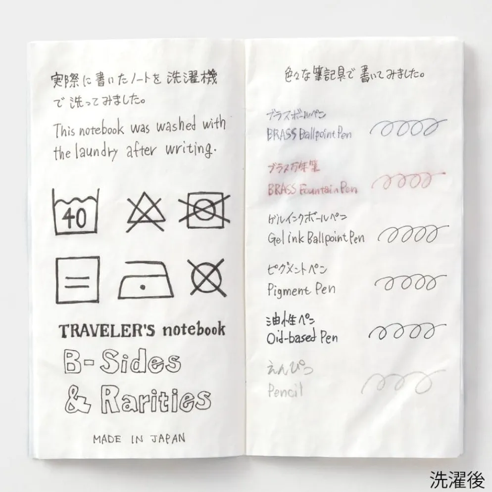 TRAVELER'S notebook Refill Washable Paper