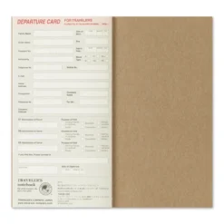 Traveler’s Notebook 2026 Second Half Weekly Vertical Diary – (July to Dec.) Refill