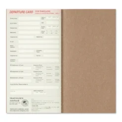 Traveler’s Notebook 2026 Second Half Weekly Memo Diary – (July to Dec.) Refill