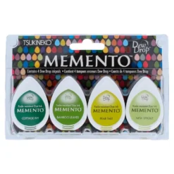Tsukineko Memento Dew Drop Ink Pads [set of 4]