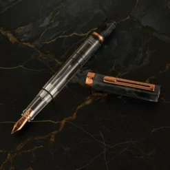 TWSBI ECO Black Marble with Bronze Fountain Pen