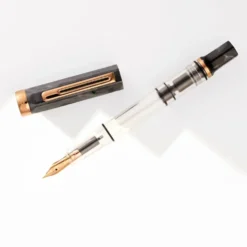 TWSBI ECO Black Marble with Bronze Fountain Pen