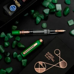 TWSBI ECO T Fountain Pen Royal Jade with Midnight Blue Ink Set