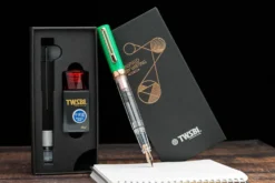 TWSBI ECO T Fountain Pen Royal Jade with Midnight Blue Ink Set