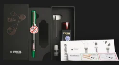 TWSBI ECO T Fountain Pen Royal Jade with Midnight Blue Ink Set