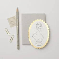 Wanderlust Classical Bust Mini Card