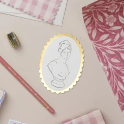 Wanderlust Classical Bust Mini Card