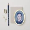 Wanderlust Portrait Miniature Mini Card