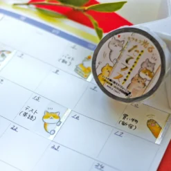 World Craft 15mm Glitter Masking Tape - Peek-a-Boo Cats
