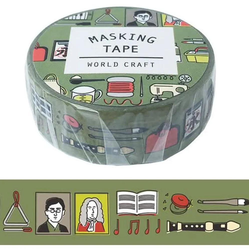World Craft 15mm Masking Tape - Music