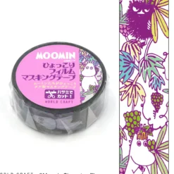 World Craft 15mm Moomin Clear Film PET Tape - Flower PU