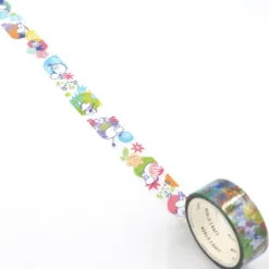 World Craft 15mm Moomin Clear Film PET Tape - Flower CL