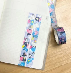 World Craft 15mm Moomin Masking Tape - Flower Blue
