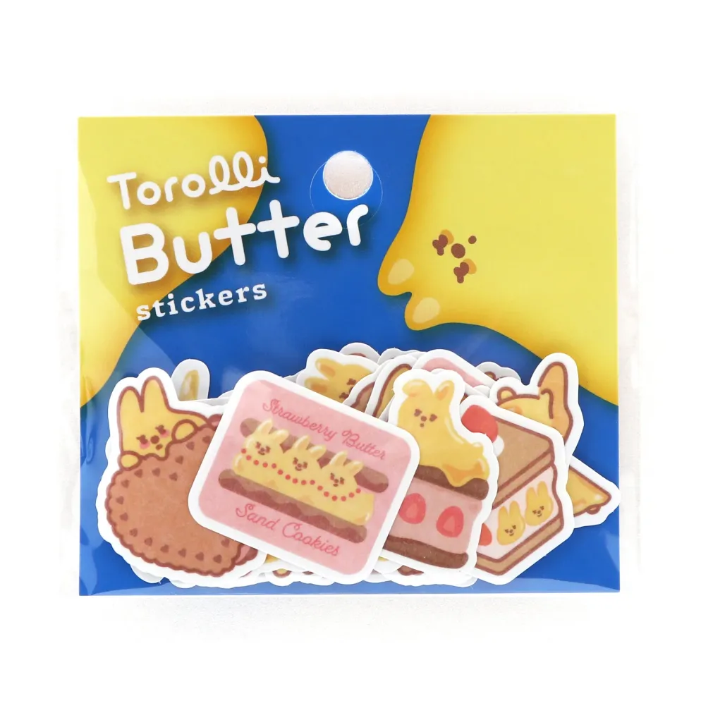 World Craft Torolli Butter Stickers - Butter Animal Collection
