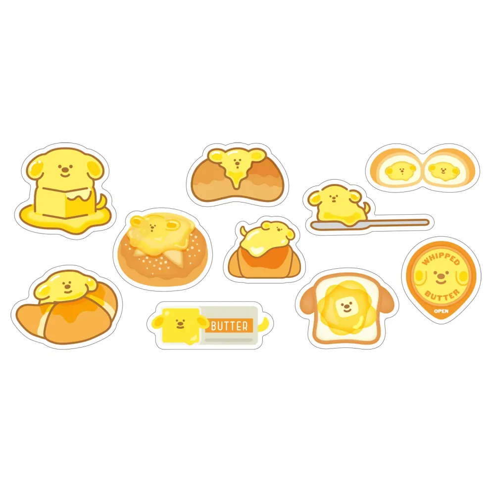 World Craft Torolli Butter Stickers - Butter Animal Collection