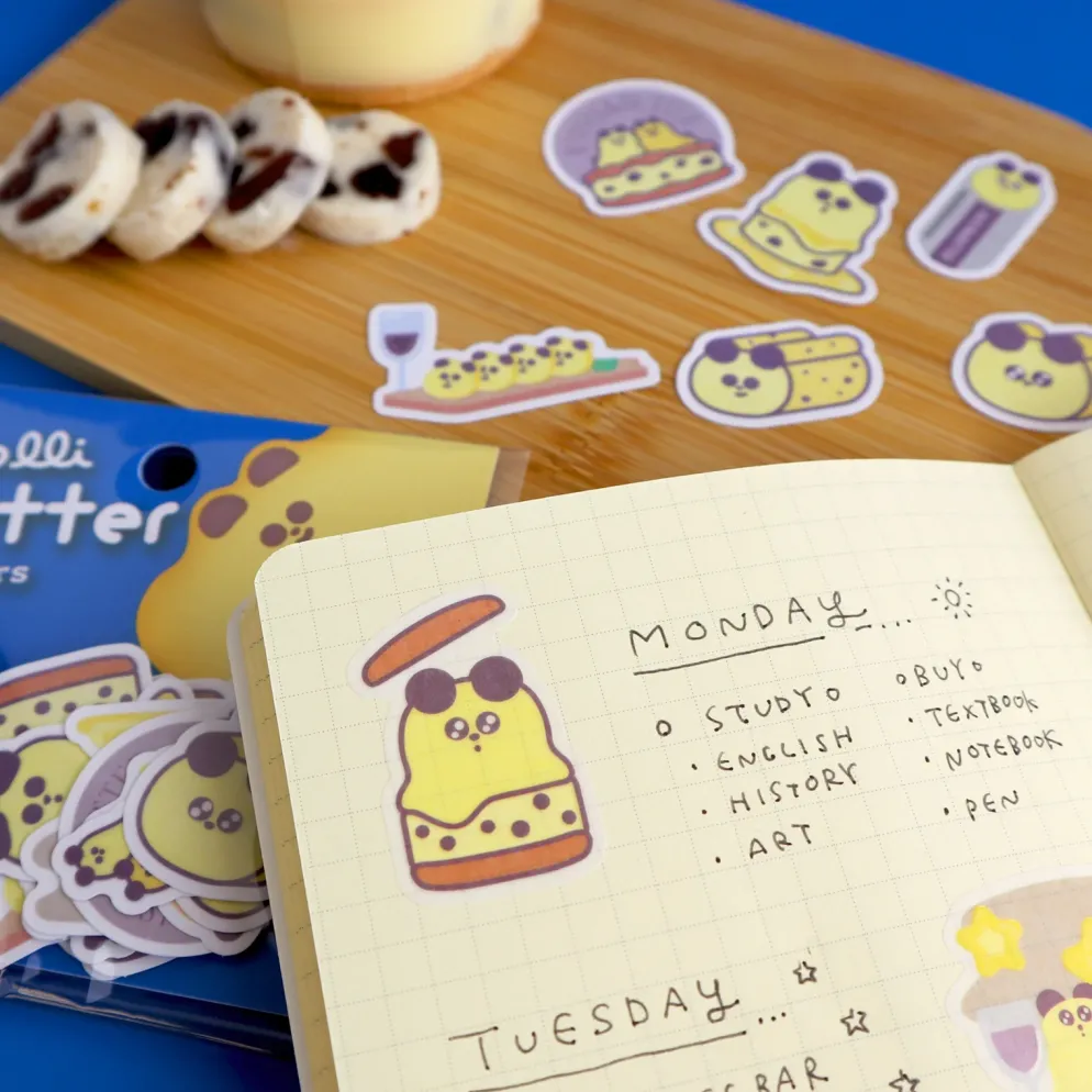 World Craft Torolli Butter Stickers - Butter Animal Collection