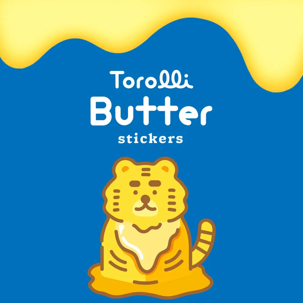 World Craft Torolli Butter Stickers - Butter Animal Collection