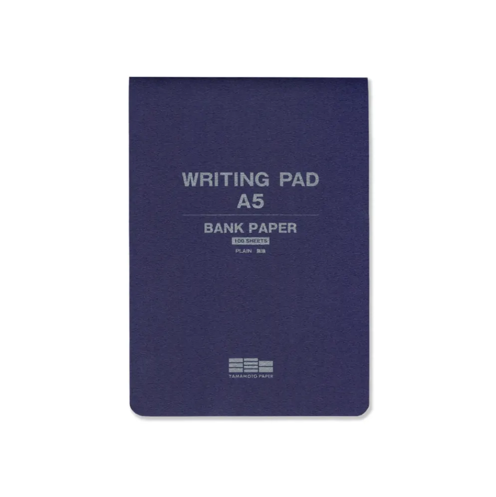 Yamamoto Paper A5 Writing Pad - Bank Paper