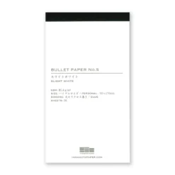 Yamamoto Paper Bullet Jotter Refill Pads – 6 Premium Paper Types