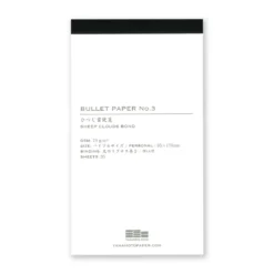 Yamamoto Paper Bullet Jotter Refill Pads – 6 Premium Paper Types