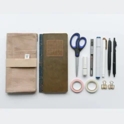Yamamoto Paper RO-BIKI Note Canvas Cover Utility Case